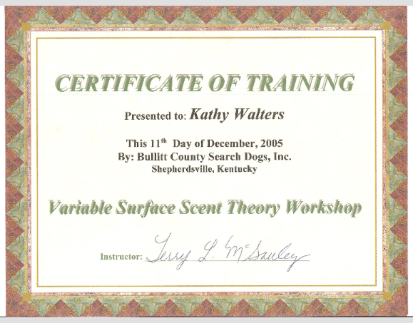 Professional Certifications Clay S Top Dog