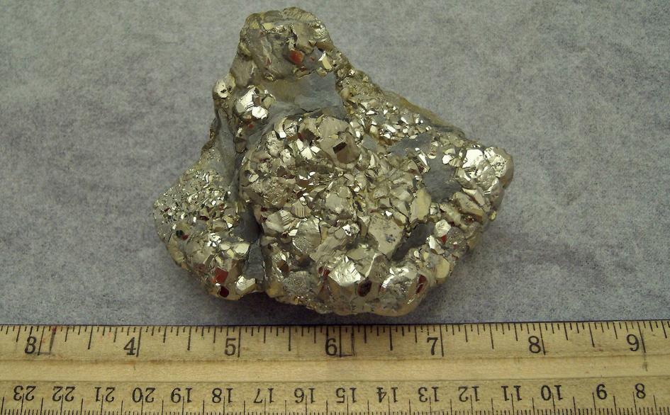 PYRITE crystals - Schoharie Township, Schoharie County, New York, USA