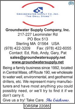 Drilling Supplies, Groundwater Supply Company
