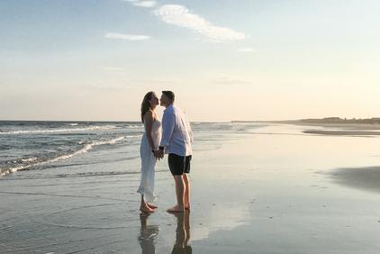 Elopement on the beach in Charleston, SC