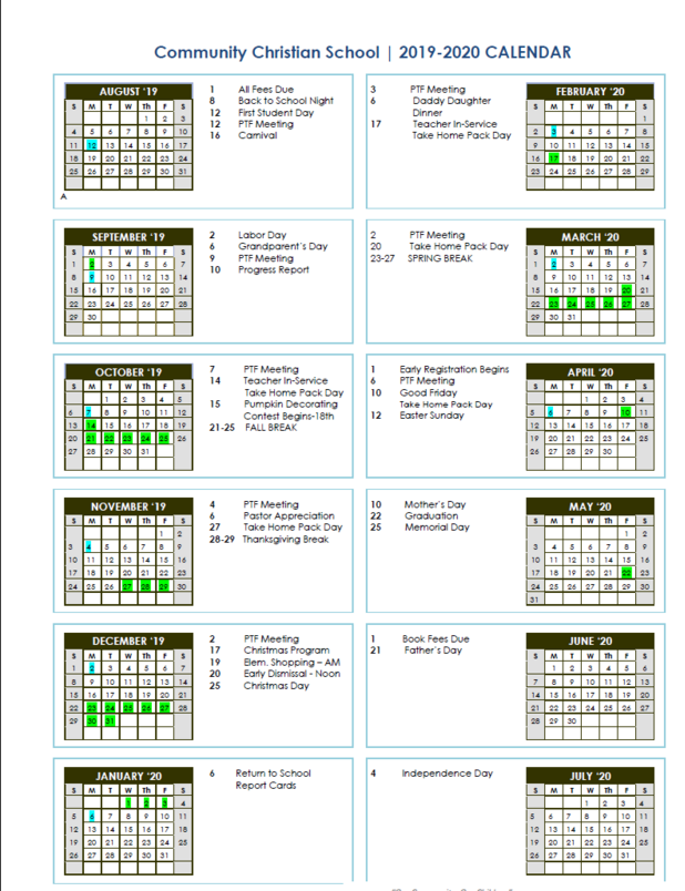 School Calendar