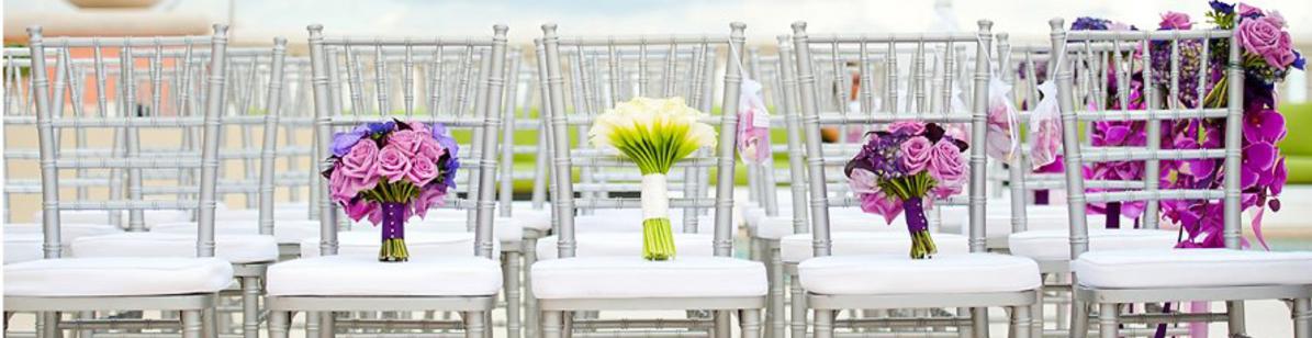 White Louis Chair - Clear Back  Vision Furniture Event Rentals