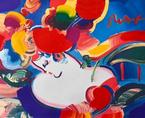 Peter Max Flower Blossom Lady