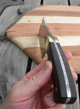 How to make beautiful knife spine file work the easy way.
