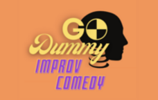 Go Dummy Improv - logo - clicking on this will take you to ticketing