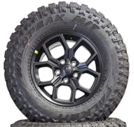 New Jeep Wrangler Black Willys Wheels With Falken Wildpeak MT