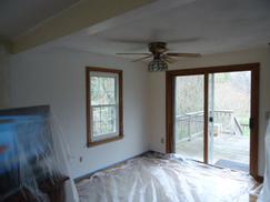 Before painting dining room in Attleboro, MA.