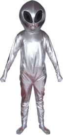 Silver Alien Costume