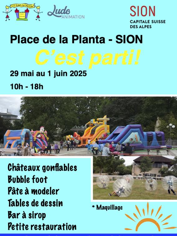 C'est Parti chateaux gonflable la planta sion