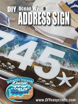 DIY Nautical Address Sign