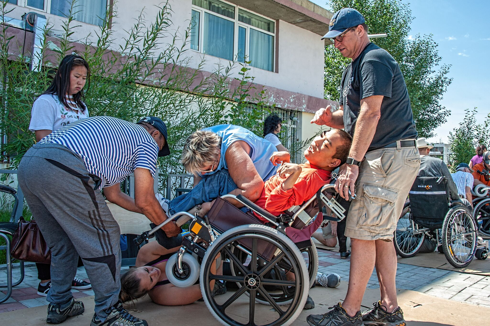 Wheelchair Distribution in Romania - Bewdley Rotary