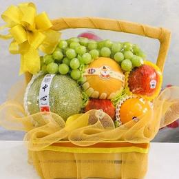 giỏ hoa quả nhập khẩu giá rẻ đang bán