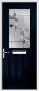 2 Panel 1 Square Composite Door monza glass