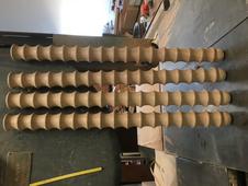 White oak table legs