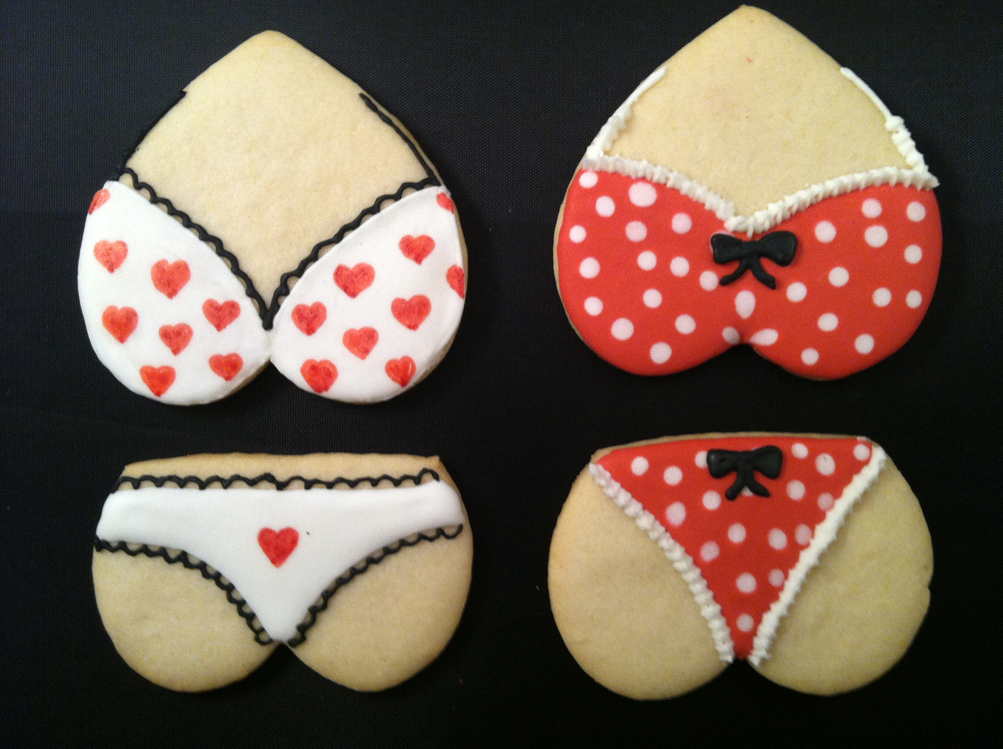 Bra and Panty Cookies