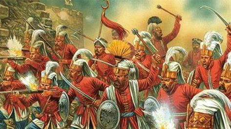 Turkish Ottoman Soldiers at frontline