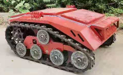 tank robot in model DL-S-85 a type of robot platform for patrol and inspection