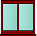 Style 19 rosewood window