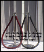 party rental stanchions