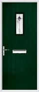 Cottage Rectangle Composite Door monza glass