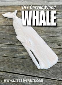 DIY Woodworking: How to Easily Power Carve a Stunning Whale Wall Decoration from 2x10 Lumber!