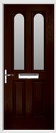 2 Panel 2 Arch Composite Door obscure glass