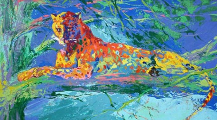 LeRoy Neiman Kenya Leopard