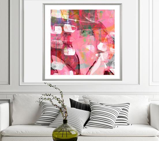 multi-color abstract art - Dubois Art