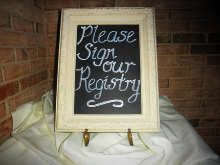 Sign Easel (RENT) – Rent The Bash