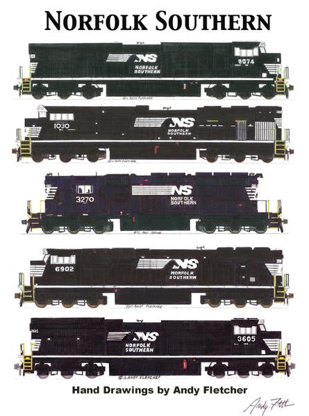 Norfolk Southern Posters Matted Prints Magnets