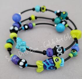 lampwork bead bracelets