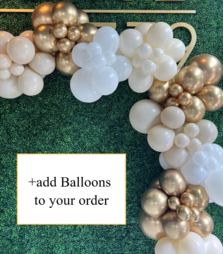 GRAB N GO BALLOON garlands balloon backdrops for rent