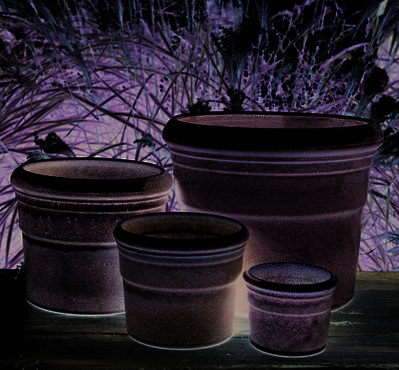 Garden Collection ~ Crown Cylinder Planters