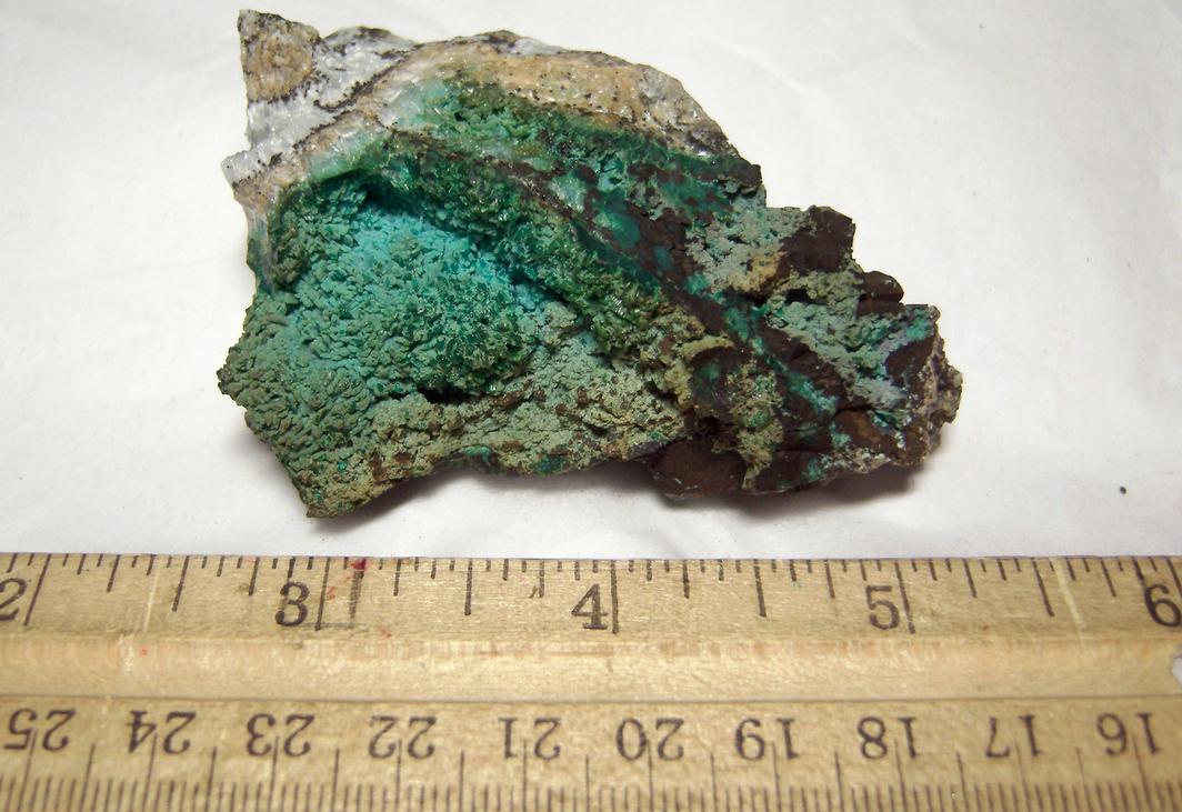 Chrysocolla pseudomorphs after Hemimorphite crystals, 79 Mine (79th Mine; Seventy-Nine Mine; Seventy-Nine property; McHur prospect), Chilito, Hayden area, Banner District, Dripping Spring Mts, Gila County, Arizona, USA, ex Grace and Kennard Borden, ex Morris Museum