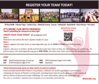 register team, participate