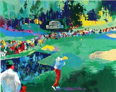LeRoy Neiman 16th at Augusta