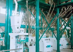 Wheat flour mill machine with automatic packing machine
