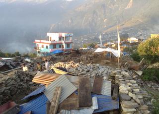 Nepal earthquake epicentre in Barpak village