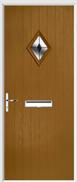 Cottage Diamond Composite Door bevel glass