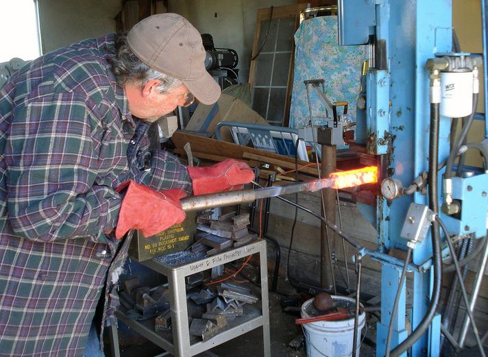 Damascus steel making with Kevin O'Dwyer