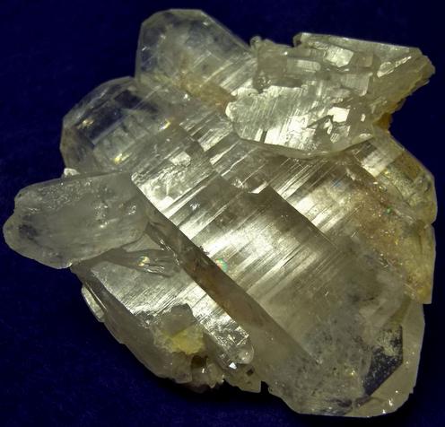 tabular QUARTZ crystals - Hot Springs, Garland County, Arkansas, USA - ex Rutgers Geology Museum