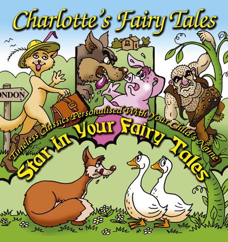 coolcartoons.net childrens book illustration fairy tales CD featuring traditional fairy tale characters