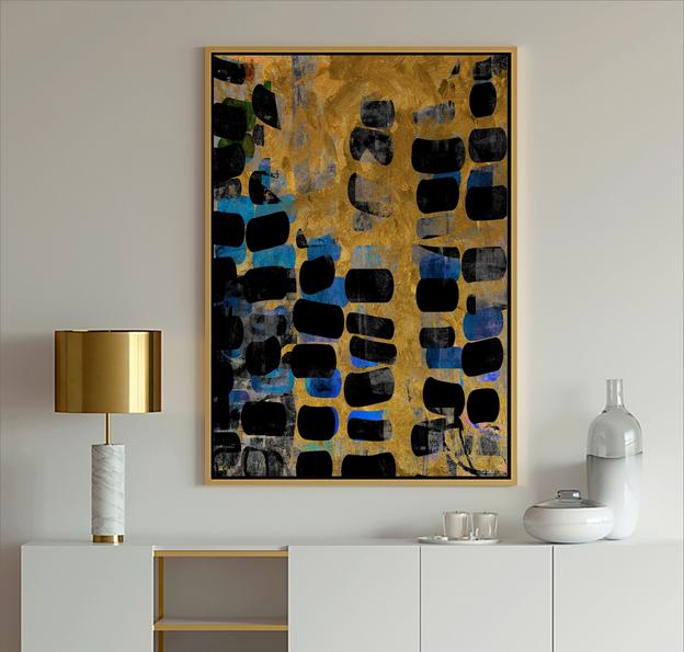 Gold Abstract Art, #Gold art, #abstract art, #Dubois Art