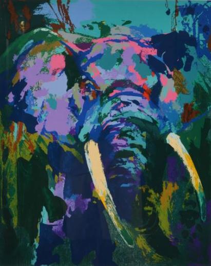 LeRoy Neiman Portrait of the Elephant