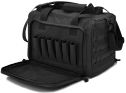 Tactical Gun Range Bag Deluxe Pistol Shooting Range Duffle Bags