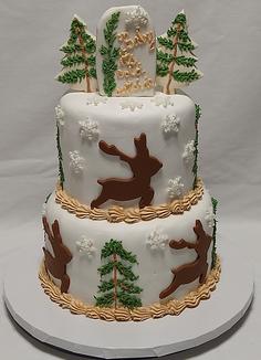 Hunting themed cake i made :) for a baby shower