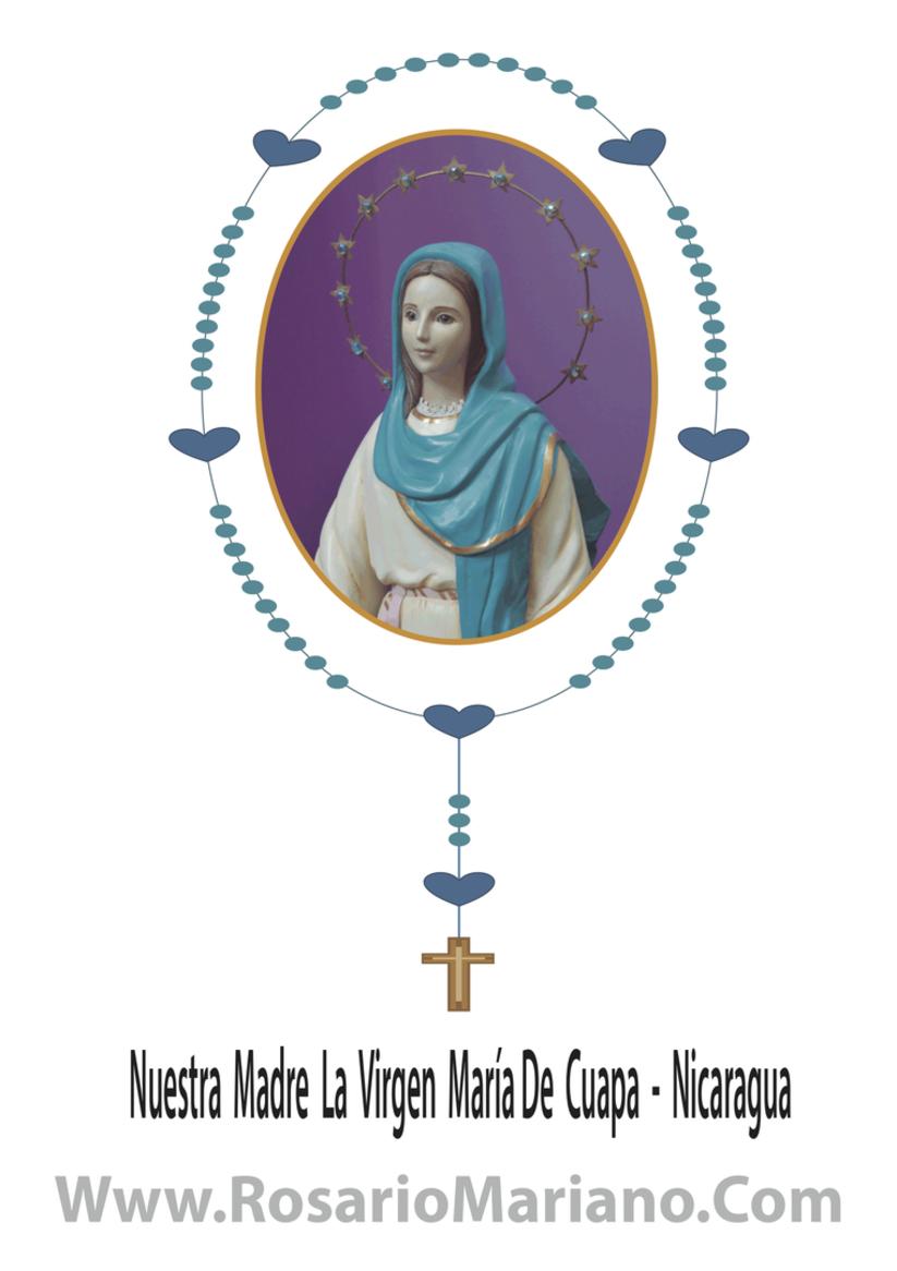 FLYER VIRGEN DE CUAPA CON MENSAJE DE LA VIRGE A TODOS SUS HIJOS