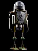 Krypton retro robot sculpture art