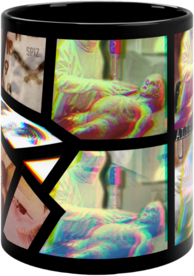 Alien Autopsy TV Colour Phase Black Glossy Mug