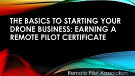 starting a drone business, making money with your drone, remote pilot certificate